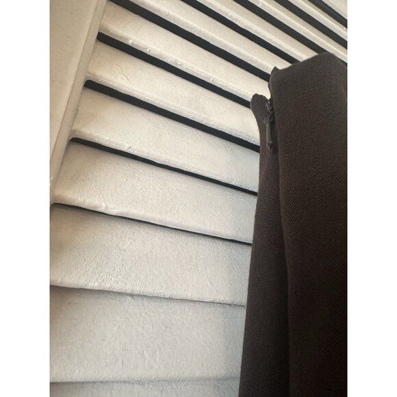 Talbots Dress Pants Womens Sz 14 Brown Stretch Office Casual Work Minimalist - Picture 4 of 7